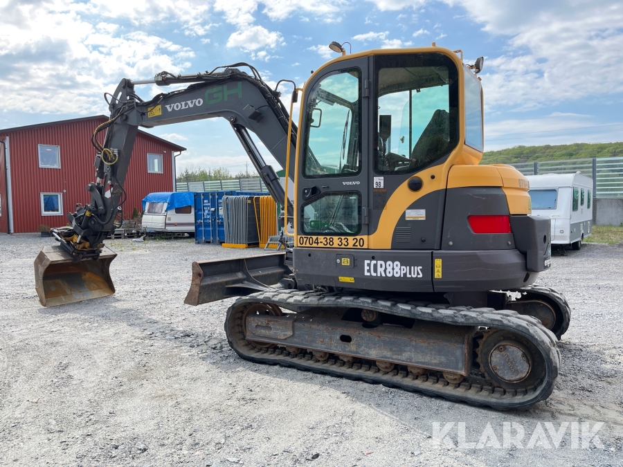 Bandgrävare Volvo ECR88 Plus