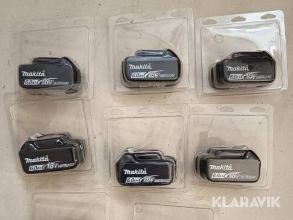 Batterier Makita 6Ah 8st