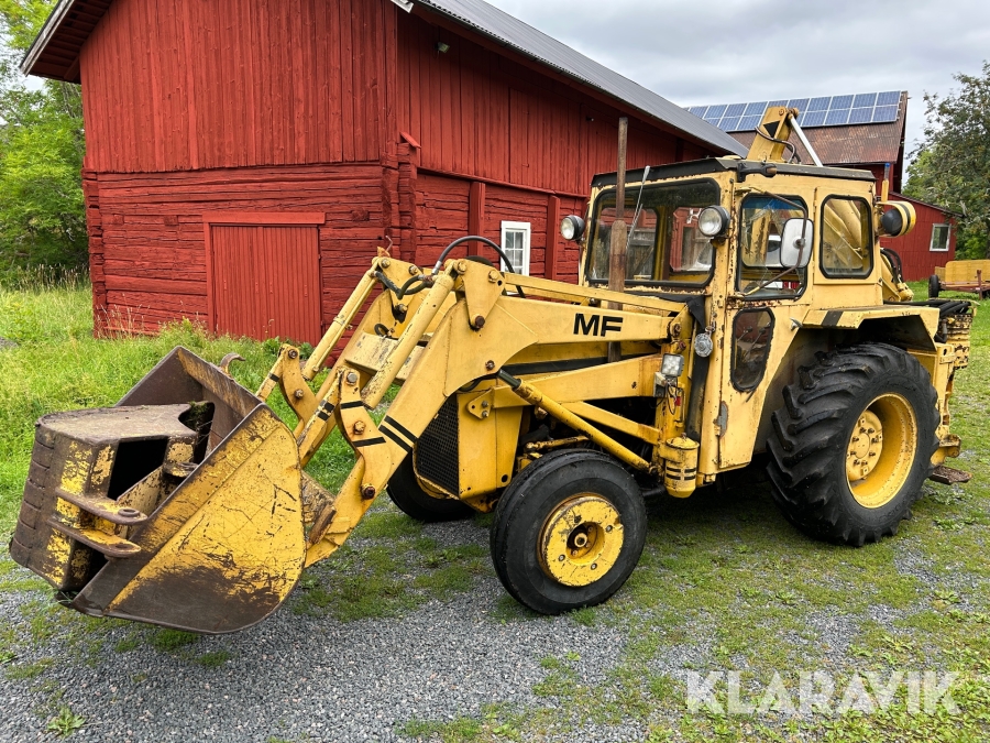 Grävlastare Massey Ferguson 207