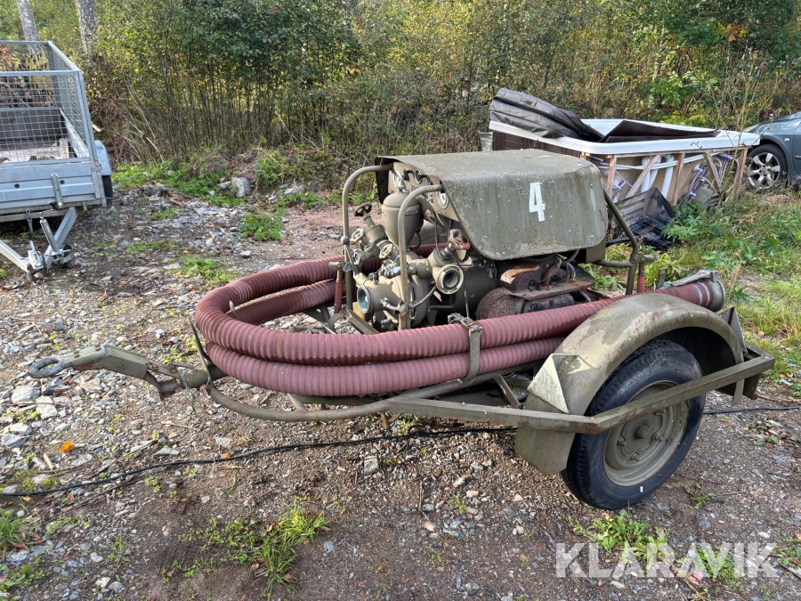 Motorspruta/vattenpump Försvarsmakten A-900 VM