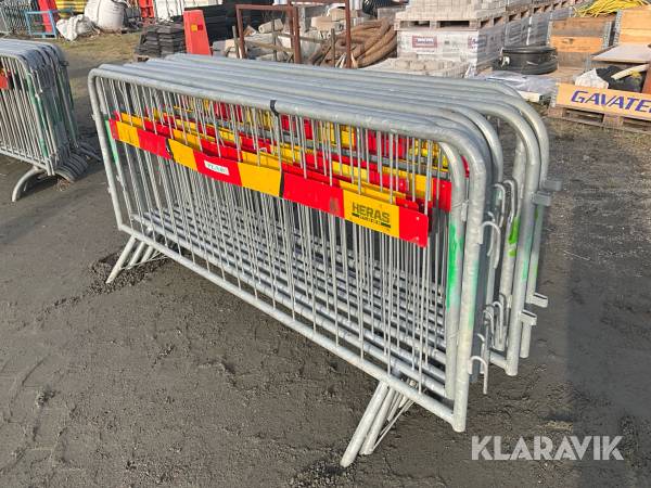 Kravallstaket Heras 10 st