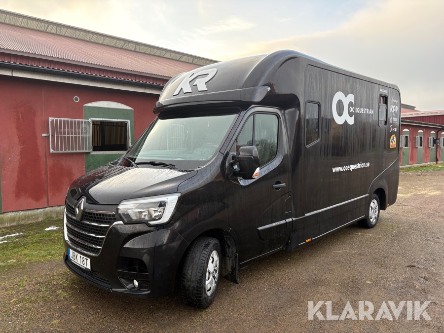 Hästlastbil Renault Master Stuteri inredning