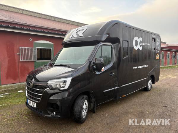 Hästlastbil Renault Master Stuteri inredning