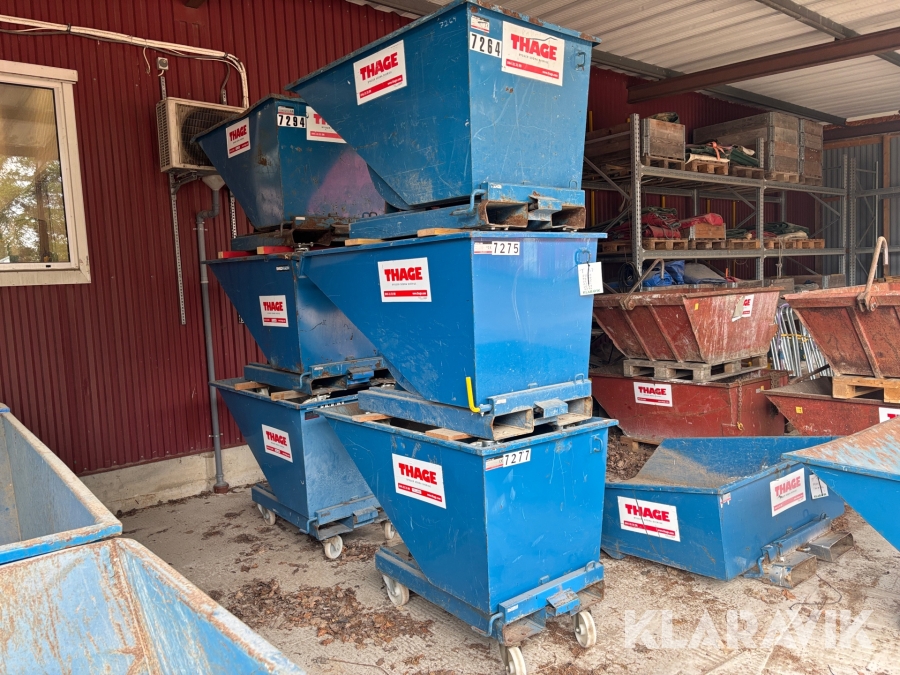 Tippcontainers Intra - Totalt 6st