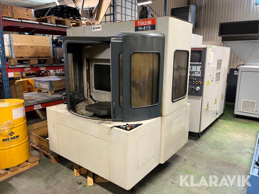 Horisontell fräsmaskin Mazak H-415N M+ med spånelevator