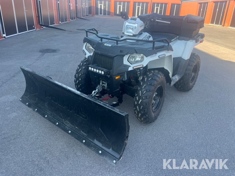 Fyrhjuling Polaris Sportsman 570 EFI med plog