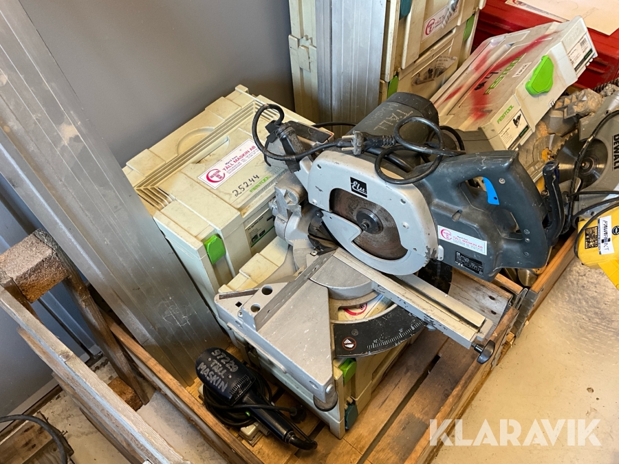 Diverse byggmaskiner 6st