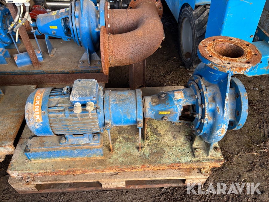 Vattenpump Pumpteknik AN 125726 7,5 kW