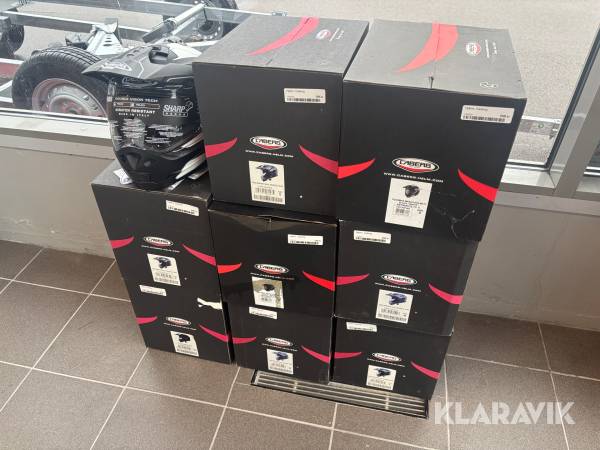 Motorcykelhjälmar Caberg 8st