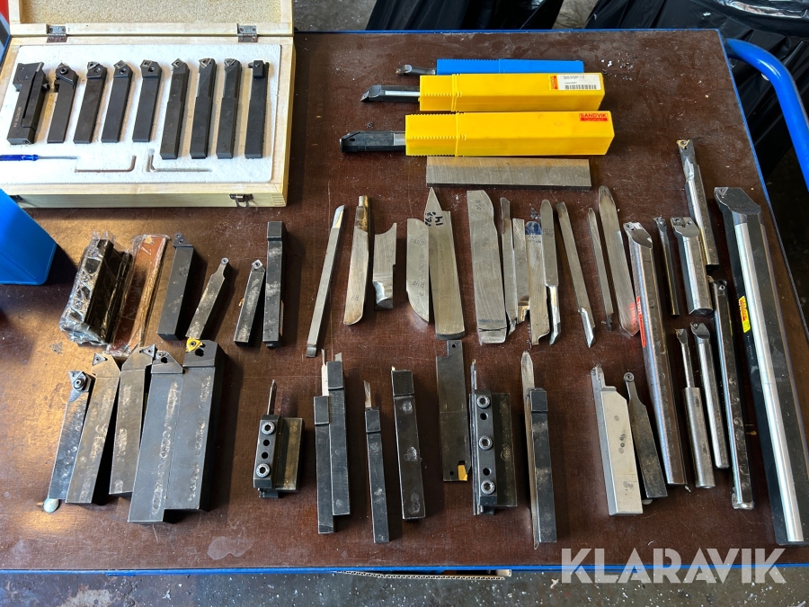 Parti med svarvstål