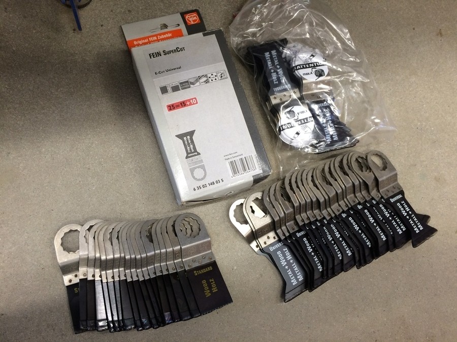 Parti med Fein blad till multimaster