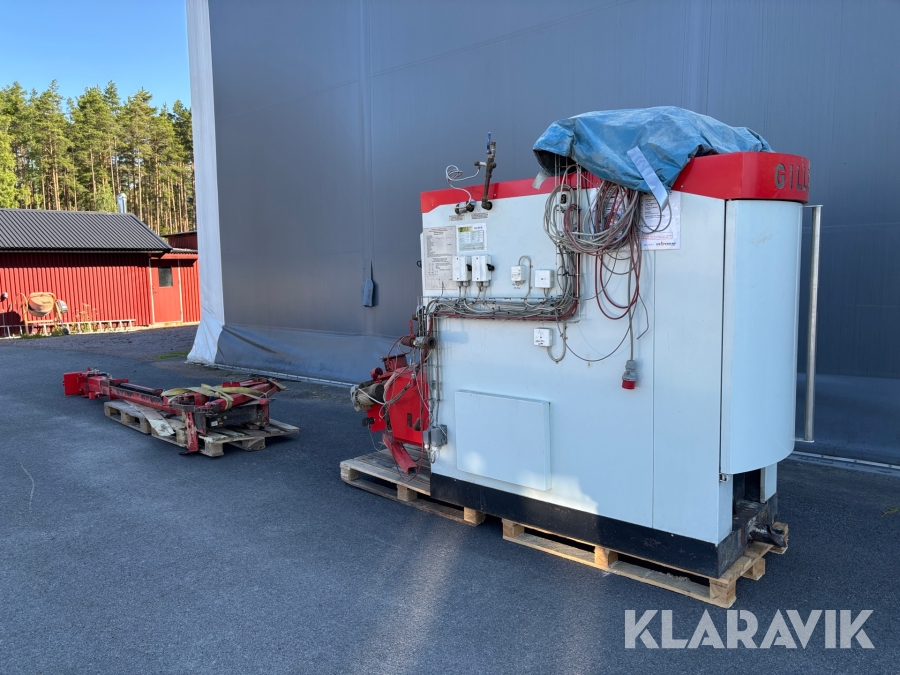 Flispanna Gilles HPK-RA 100 med matarskruv