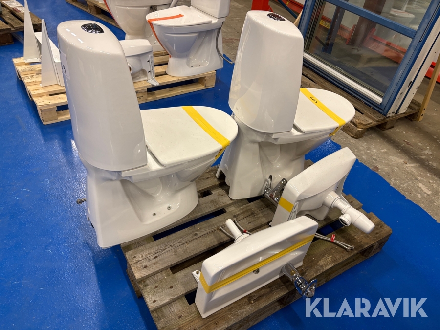 Toalettstolar och handfat Ifö 2 av varje