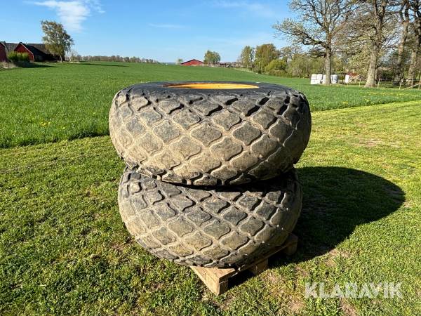 Grönytedäck med fälg Trelleborg Tractor 409