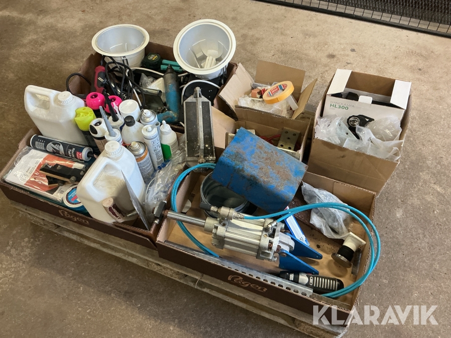 Verkstadsutrustning blandat