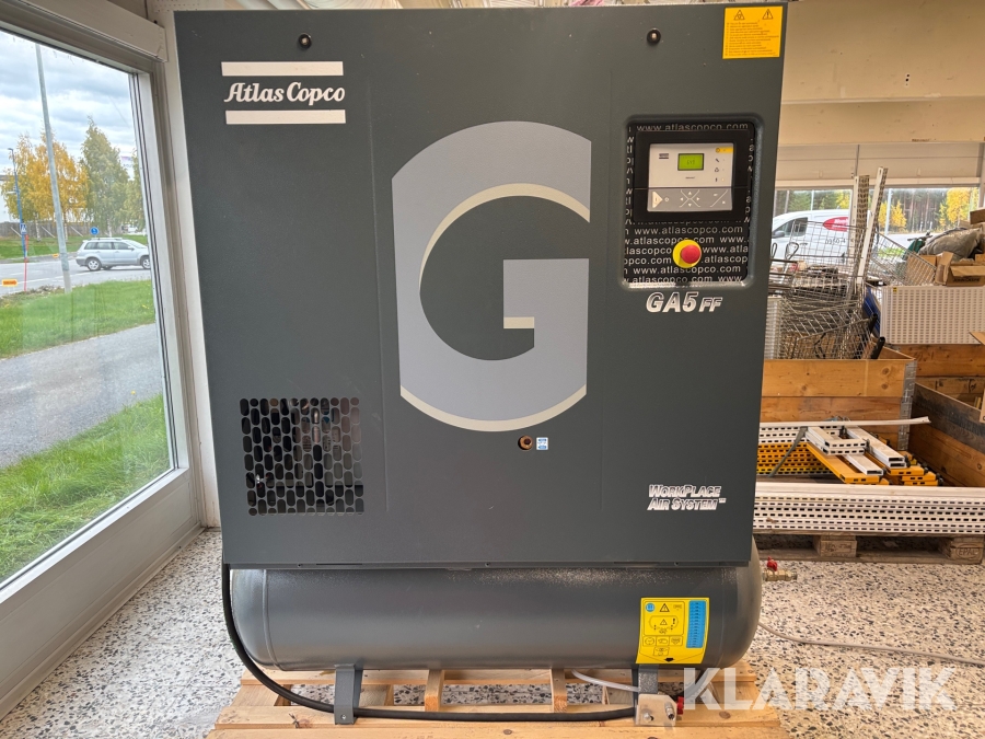 Skruvkompressor Atlas Copco GA 5 FF
