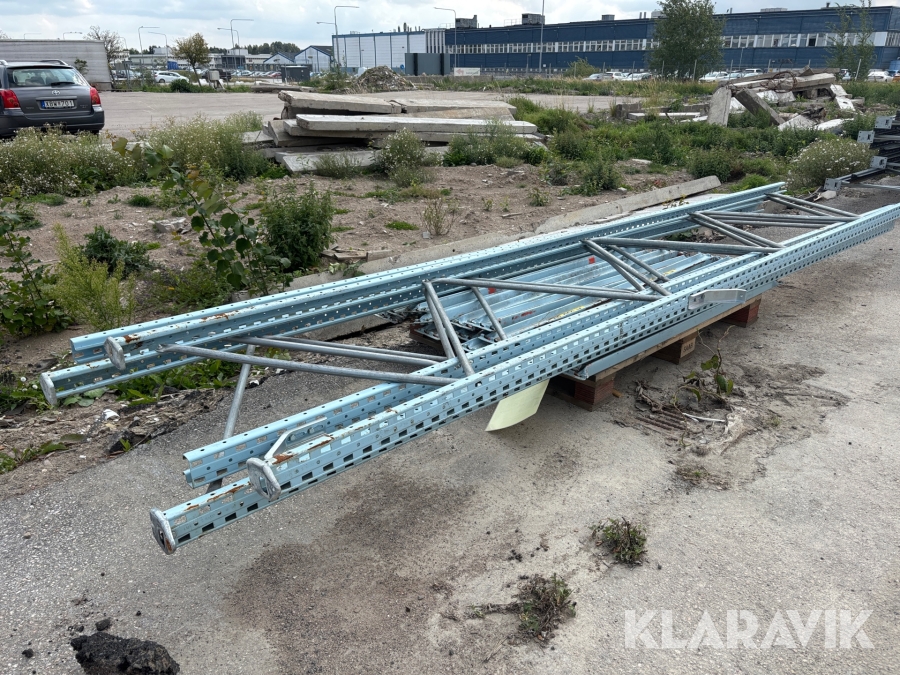 Pallställage E-Lux S 92/22 3st gavlar 15st balkar 16st pallinlägg
