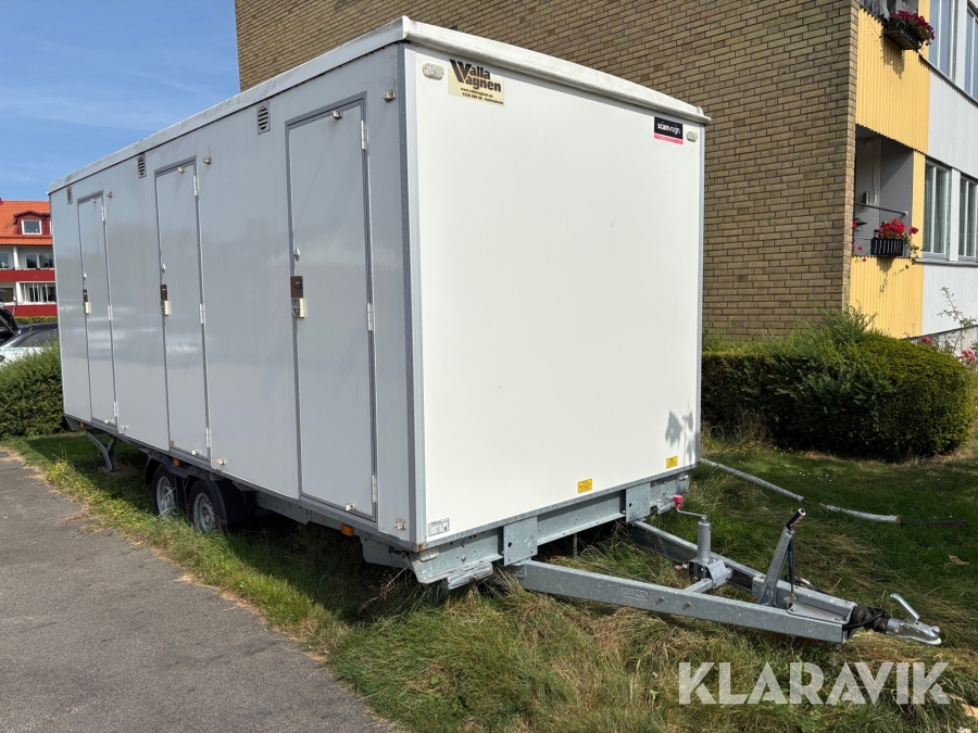 WC & Duschbod Scanvogn / Vallavagnen 3WC + 3DUSCH