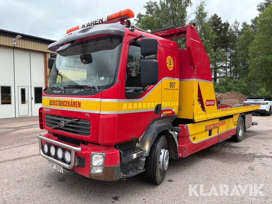 Bärgningsbil Volvo FL 280 3 lastare