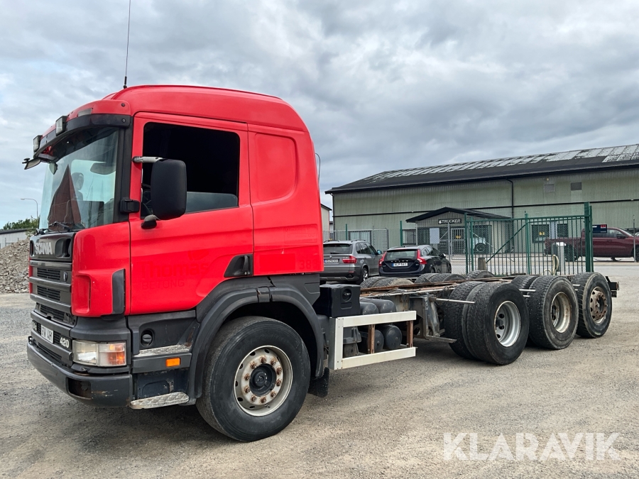 Lastbil Scania P124GB 420 8x4