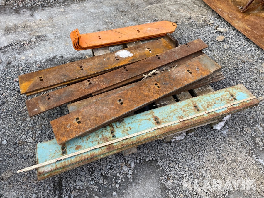 Diverse plogstål 18 stycken