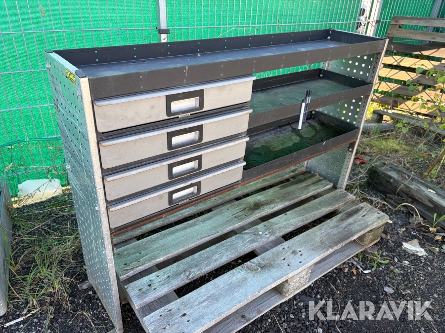 Verkstadsinredning till skåpbil