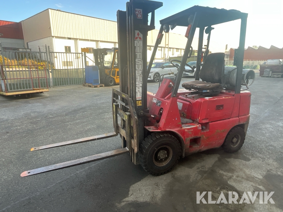 Motviktstruck Mitsubishi FG18 gasol