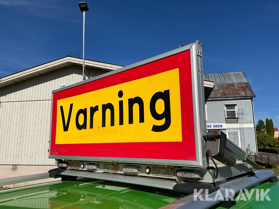 Varningsskylt till arbetsfordon