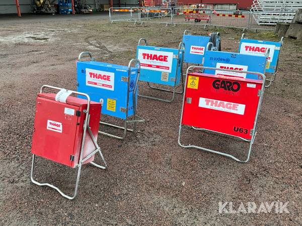 Elcentraler 7st El-björn, Garo, Satema U63, U32/631-2