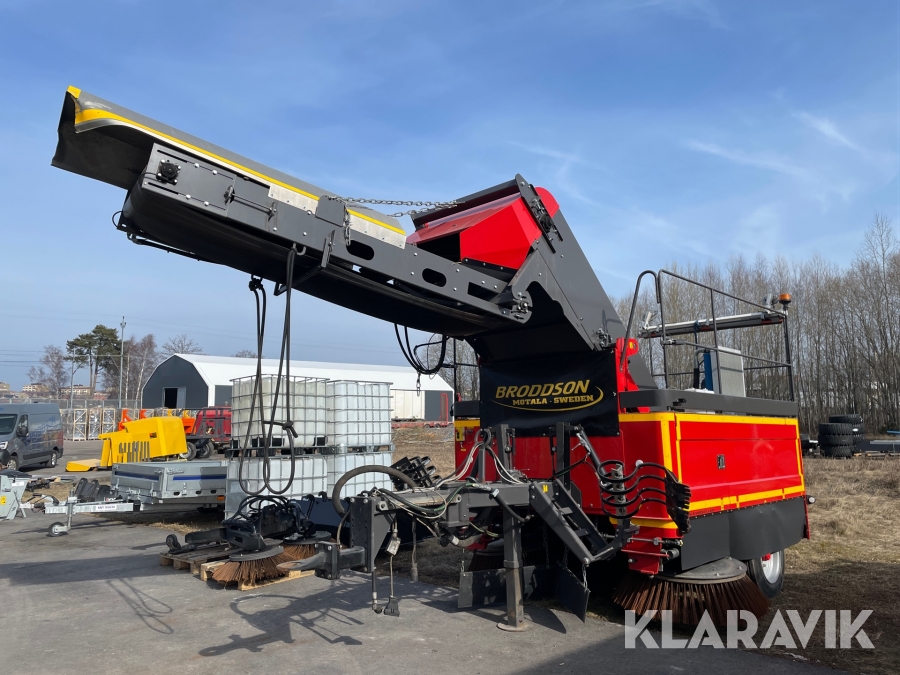 Hydrauldriven sopmaskin Broddson Scandia