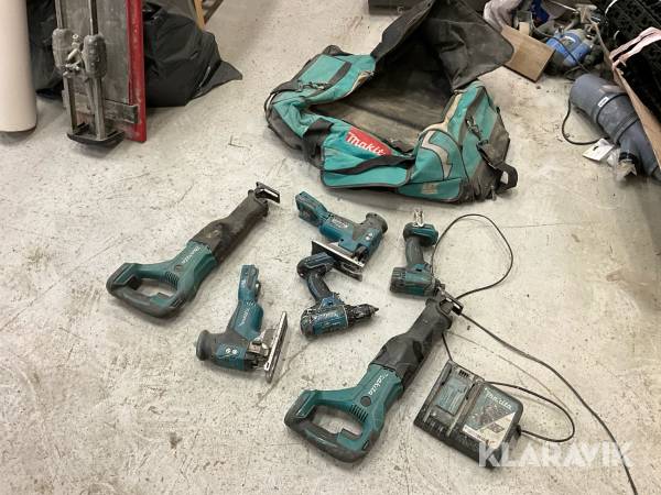 Handmaskiner Makita 6st med väska