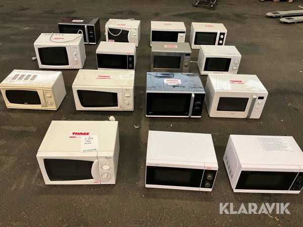 Mikrovågsugnar 15st