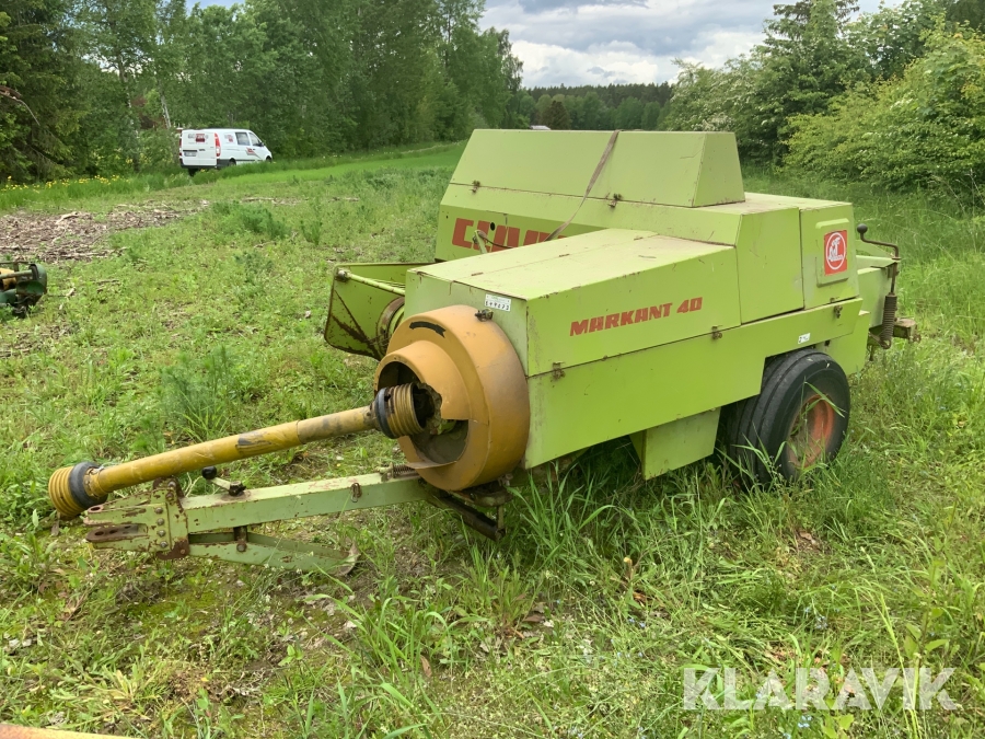 Fyrkantspress press Claas Markant 40