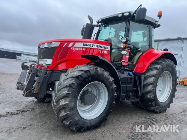 Traktor Massey Ferguson 7718 Dyna-VT med GPS