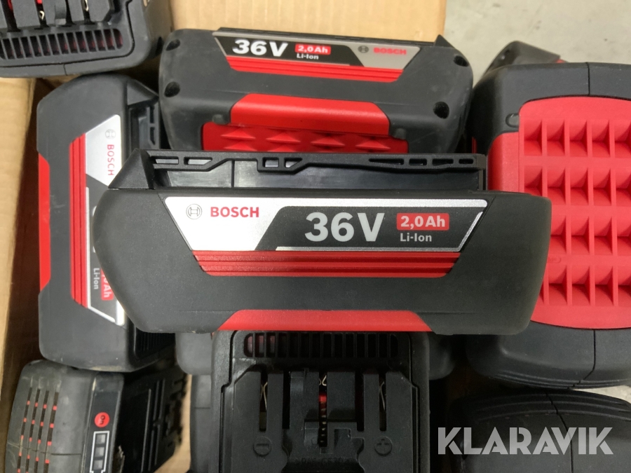 Batterier Bosch 36V 2.0Ah 4st