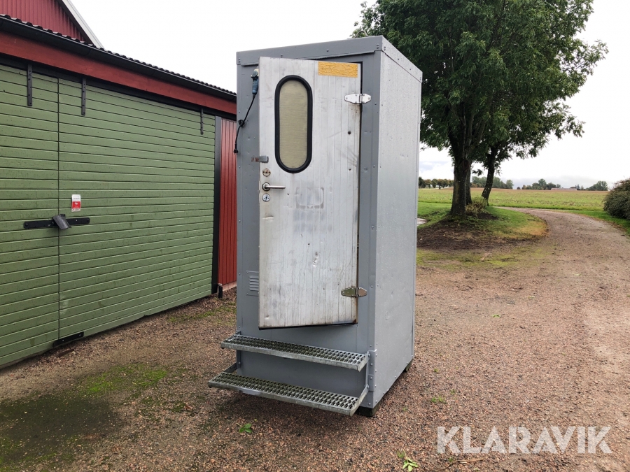 Byggtoalett Want Slam B med handfat och fotpump