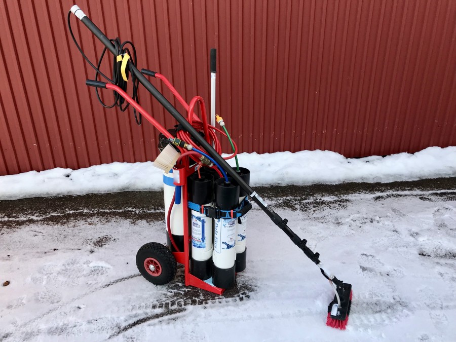 Fasadtvätt ultrarent vatten