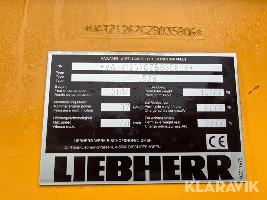 Hjullastare Liebherr L528