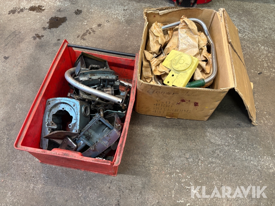 Diverse nosdelar Pioneer med tillbehör