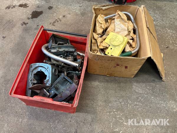 Diverse nosdelar Pioneer med tillbehör