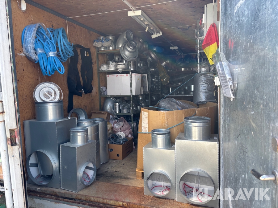 Diverse Ventilationsrör och böjar mm