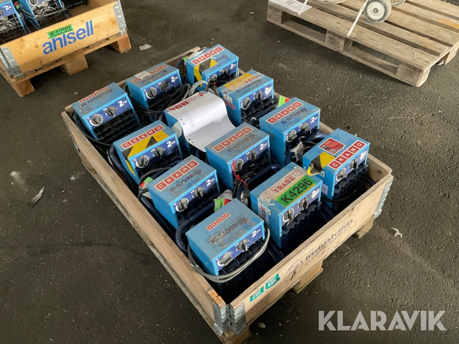 Värmefläkt Elbjörn 2kW 12st