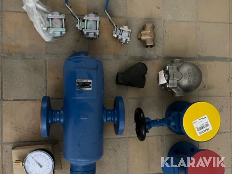 Diverse delar till vattenrör