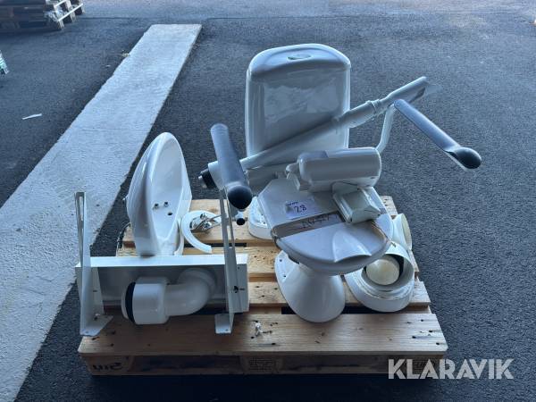 Toalett och handfat 1st pall