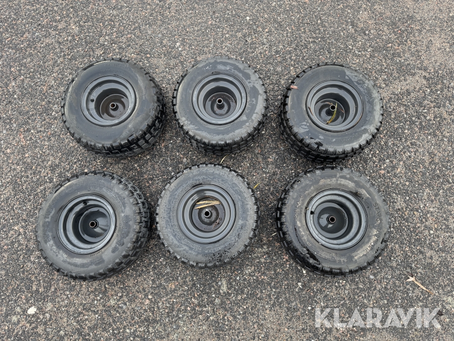 Fälgar Starco Wanda 18x8,50-8 med däck 6st