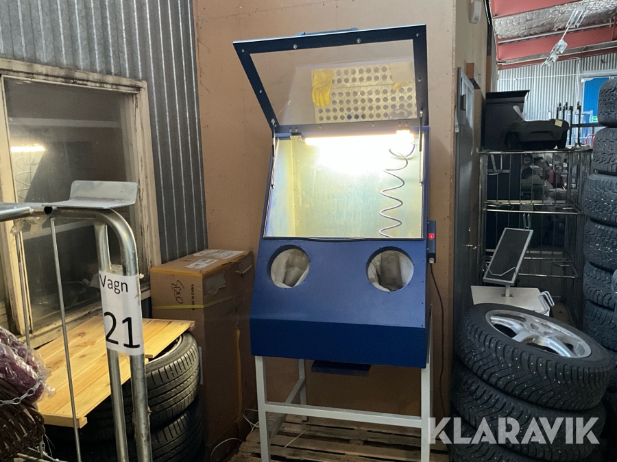 Blåsskåp/Blästerskåp