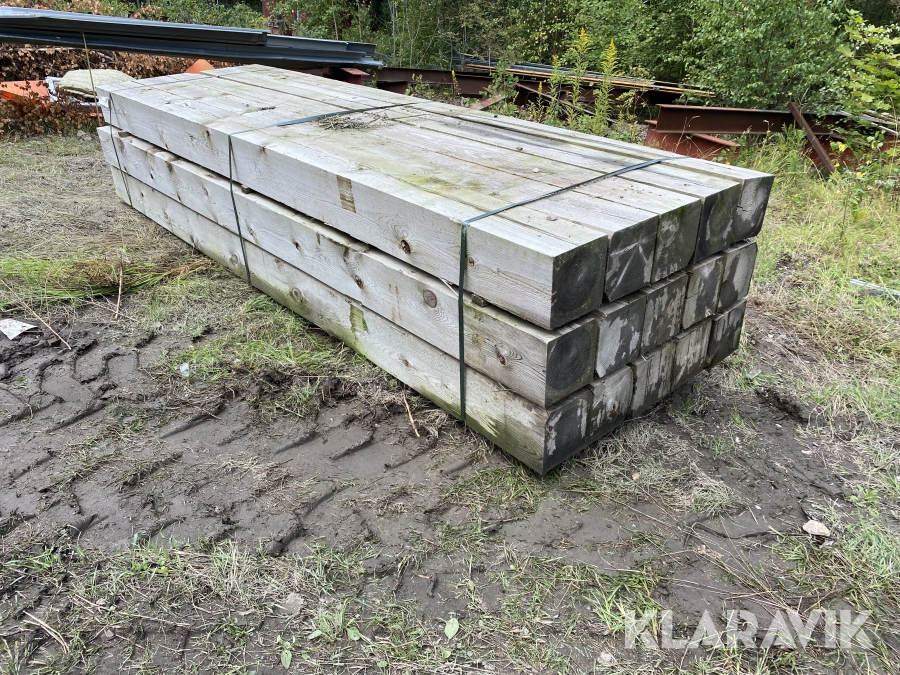 Impregnerade stockar 15st Klass 3