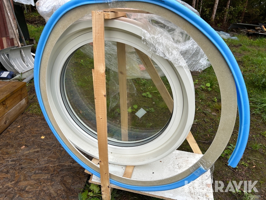 Runt fönster 3-glas Osby glas AB