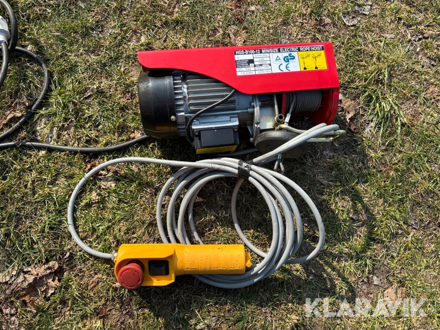 Elektrisk vinsch HGS-B100-12
