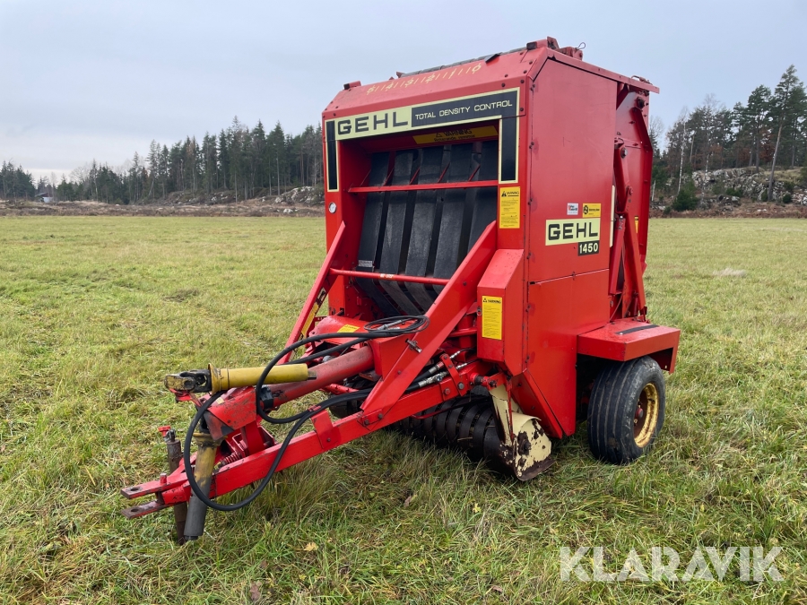 Klaravik Auktioner Rundbalspress Gehl RB 1450
